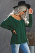 Love Letters Cable Knit Lace Up Sweater